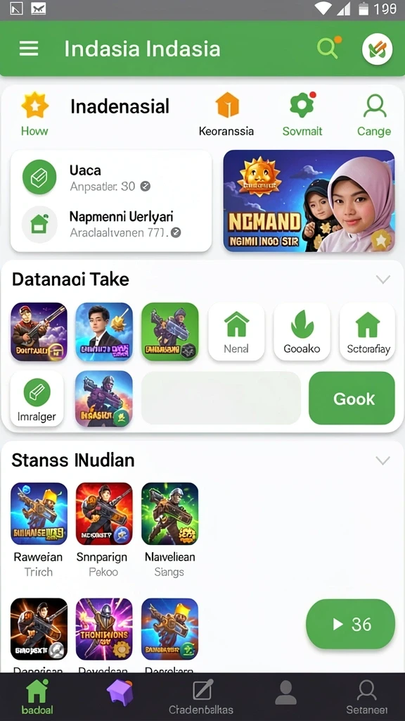 8364 - Screenshot menunjukkan tampilan level yang menakjubkan.