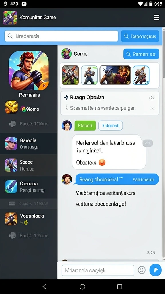 goldraja - Karakter-karakter unik yang dapat dimainkan.