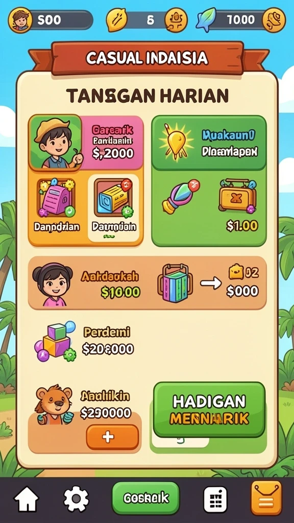 pk95 - Mode permainan yang beragam untuk menguji keterampilan.