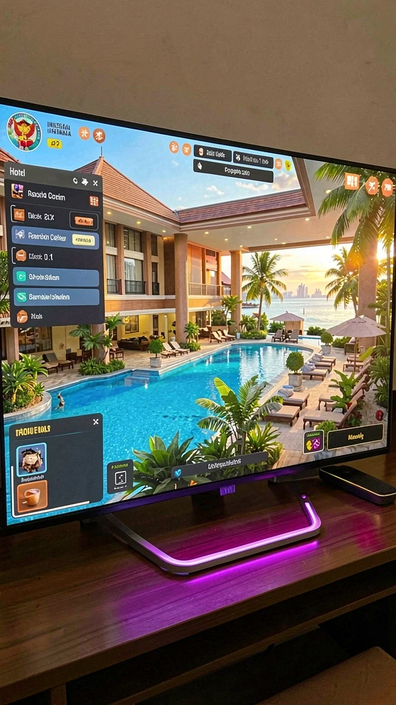 wayang88 - Tampilan menu utama yang menarik dan informatif.